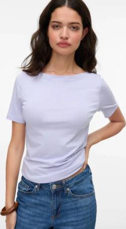 Vero Moda Kurzarmshirt "VMPANDA MODAL S/S TOP NOOS"