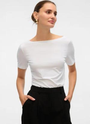Vero Moda Kurzarmshirt VMPANDA MODAL S/S TOP NOOS