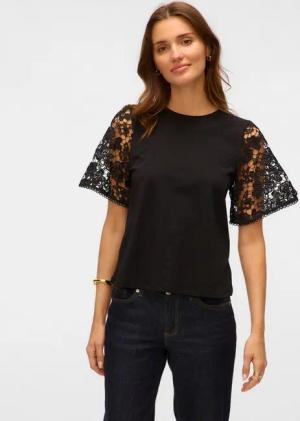Vero Moda Kurzarmshirt VMPANNA 2/4 TOP JRS