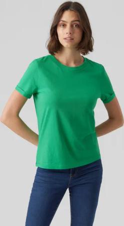 Vero Moda Kurzarmshirt "VMPAULA S/S T-SHIRT NOOS" Baumwolle, regular fit