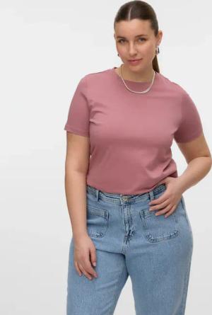 Vero Moda Kurzarmshirt "VMPAULINA SS T-SHIRT GA JRS NOOS" Baumwolle, regular fit