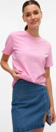 Vero Moda Kurzarmshirt "VMPAULINA SS T-SHIRT GA JRS NOOS" Baumwolle, regular fit