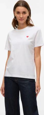 Vero Moda Kurzarmshirt "VMPAULINA SS T-SHIRT GA JRS NOOS" Baumwolle, regular fit