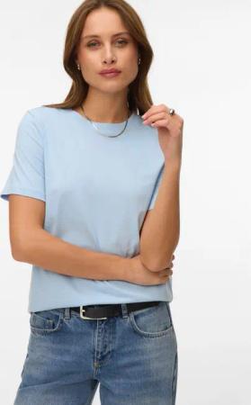 Vero Moda Kurzarmshirt "VMPAULINA SS T-SHIRT GA JRS NOOS" Baumwolle, regular fit