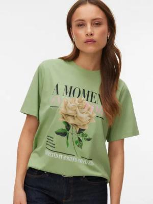 Vero Moda Kurzarmshirt VMURENA CATY SS TOP BOX JRS mit floralem Print