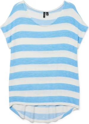 Vero Moda Kurzarmshirt "VMWIDE STRIPE SL TOP GA JRS NOOS" Viskosemischung