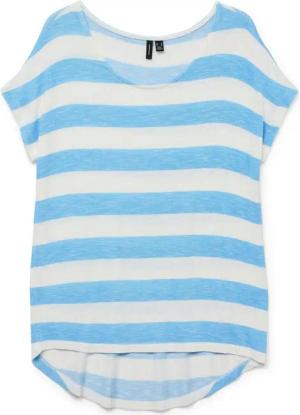 Vero Moda Kurzarmshirt VMWIDE STRIPE SL TOP GA JRS NOOS Viskosemischung