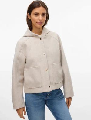 Vero Moda Kurzjacke "VMFORTUNEROME SHORT JACKET GA BOO" mit Kapuze