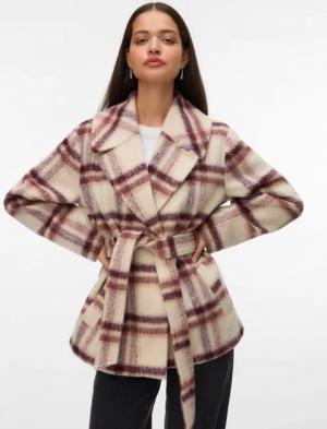 Vero Moda Kurzjacke VMVERA SHIRLEY CHECK JACKET BOO