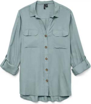 Vero Moda Langarmbluse Bumpy (1-tlg) Falten