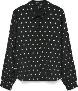 Vero Moda Langarmbluse VMCARLA FOIL L/S SHIRT WVN GA