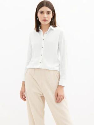 Vero Moda Langarmbluse "VMNORA LS OVERSIZE SHIRT WVN GA NOOS"