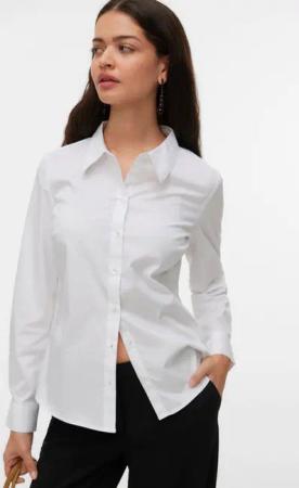 Vero Moda Langarmbluse VMSOPHIE LS SHIRT WVN NOOS Baumwollmischung