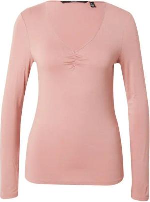 Vero Moda Langarmshirt ALBERTE (1-tlg) Drapiert/gerafft