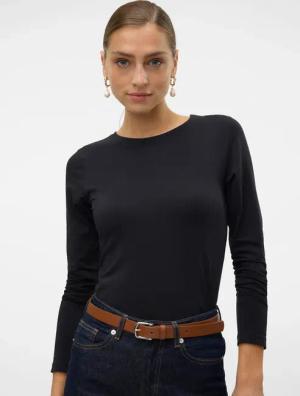 Vero Moda Langarmshirt "VMLULU LS O-NECK TOP JRS GA NOOS"