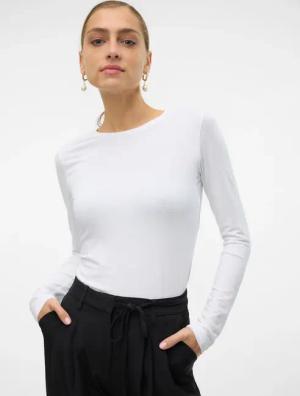 Vero Moda Langarmshirt "VMLULU LS O-NECK TOP JRS GA NOOS"