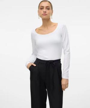 Vero Moda Langarmshirt VMLULU LS U-NECK TOP JRS GA NOOS