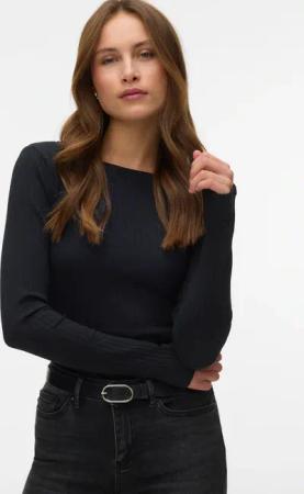 Vero Moda Langarmshirt "VMRUBY LS TOP JRS NOOS" Baumwollmischung