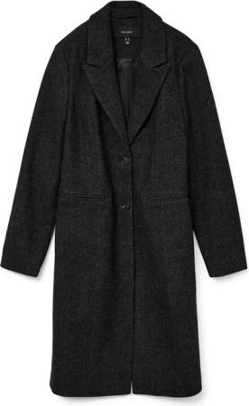 Vero Moda Langmantel VMBLAZA HERINGBONE LONG WOOL COAT GA BOO
