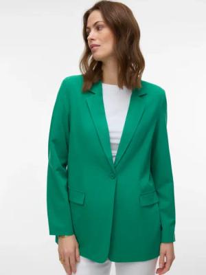 Vero Moda Longblazer "VMZELDA LS LOOSE BLAZER NOOS" lässige Form, 1-Knopf Verschluss