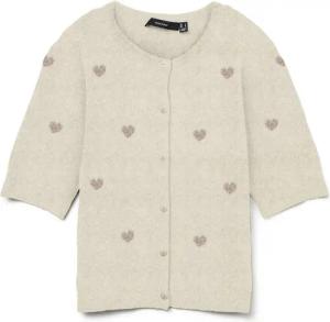 Vero Moda Longsweatshirt VMDOFFY INTARSIA 2/4 O-NCK CARDIGAN