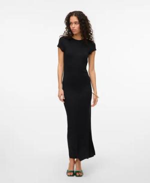 Vero Moda Maxikleid "VMSAANVI SS O-NECK ANKLE DRESS VMA NOOS" Sommerkleid