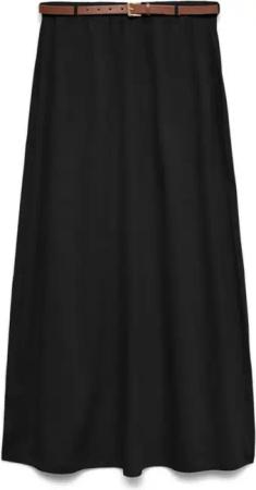 Vero Moda Maxirock VMLUNA ANKLE SKIRT JRS NOOS Baumwollmischung, ankle lenght