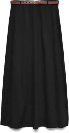 Vero Moda Maxirock "VMLUNA ANKLE SKIRT JRS NOOS" Baumwollmischung, ankle lenght