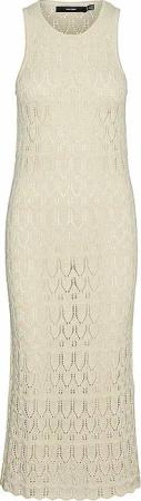 VERO MODA Midikleid  VMFABIENNE creme | L