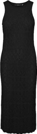 VERO MODA Midikleid  VMFABIENNE schwarz | XL