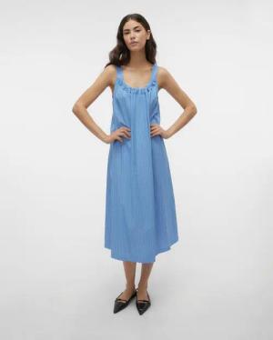 Vero Moda Midikleid VMGILI DETAILED SINGLET DRESS WVN GA Sommerkleid
