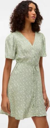 Vero Moda Minikleid VMALBA SS SHORT DRESS WVN NOOS Viskose, slim fit