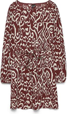 VERO MODA Minikleid VMFRIGA dunkelrot | M