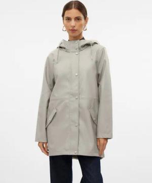 Vero Moda Regenjacke VMMALOU COATED JACKET Lederimitat