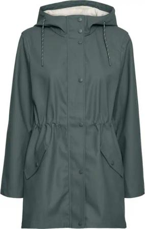 Vero Moda Regenjacke VMMALOU COATED JACKET Lederimitat