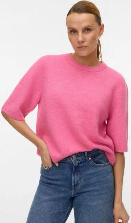 Vero Moda Rundhalspullover VMBOOM 2/4 O-NK OVERSIZE PULLOVE GA NOOS