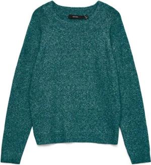 Vero Moda Rundhalspullover VMDOFFY LS O-NECK BLOUSE GA NOOS Materialmix, regular fit