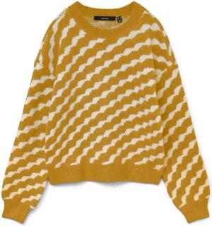 Vero Moda Rundhalspullover VMLARA LS O-NECK PULLOVER GA BOO REP