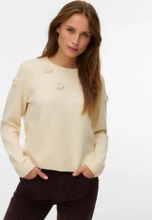 Vero Moda Rundhalspullover VMROSE LS O-NECK PULLOVER BOO