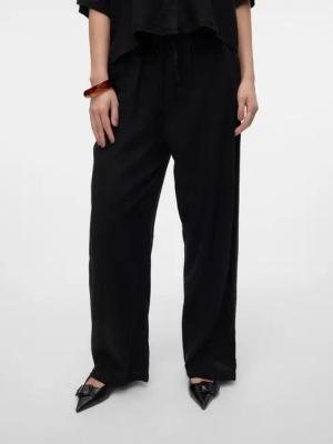 Vero Moda Schlupfhose "VMLINN LINEN PANTS WVN NOOS" Sommerhose, mit Leinen