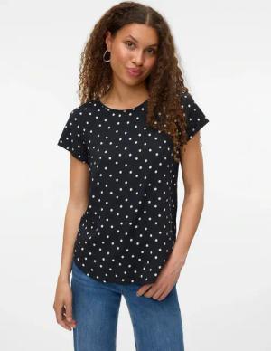 Vero Moda Shirtbluse "VMBELLA SS TOP AOP WVN GA"