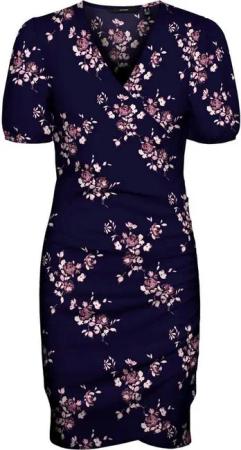 Vero Moda Shirtkleid (knielang, 1-tlg) VMELISA S/S WRAP DRESS LCS JRS