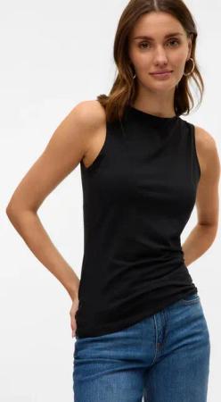 Vero Moda Shirttop VMPANDA MODAL SL TOP JRS NOOS Baumwollmischung, slim fit