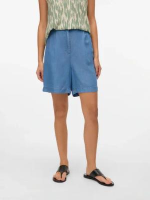 Vero Moda Shorts "VMFLEUR HW BERMUDA TENCEL SHORTS GA" Viskose, loose fit
