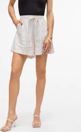 Vero Moda Shorts "VMLINN LINEN SHORTS WVN NOOS" mit Leinen