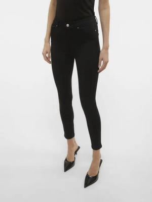 Vero Moda Skinny-fit-Jeans VMFLASH MR SKINNY JEANS LI140 GA NOOS Baumwollmischung mit Stretch, regular waist, skinny fit