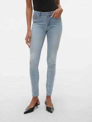 Vero Moda Skinny-fit-Jeans "VMFLASH MR SKINNY JEANS LI3102 GA NOOS" Baumwollmischung mit Stretch, regular waist, skinny fit