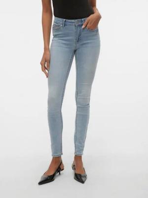 Vero Moda Skinny-fit-Jeans VMFLASH MR SKINNY JEANS LI3102 GA NOOS Baumwollmischung mit Stretch, regular waist, skinny fit