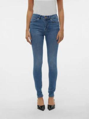 Vero Moda Skinny-fit-Jeans VMFLASH MR SKINNY JEANS LI347 NOOS Baumwollmischung mit Stretch, regular waist, skinny fit