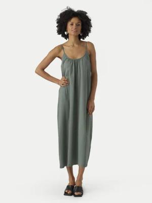 Vero Moda Sommerkleid Luna 10286077 Grün Regular Fit